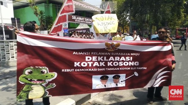 KPU Menghadapi Gerakan Pilih Kotak Kosong dalam Pilwalkot Surabaya